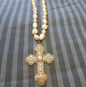 Vintage Cross Necklace by Givenchy